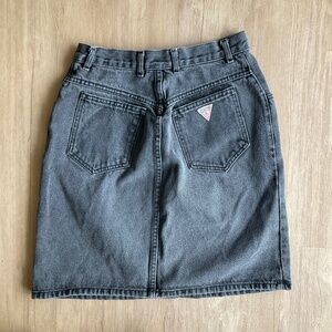 Vintage Y2K 90s Georges Marciano for Guess Vintage Jean Skirt 30